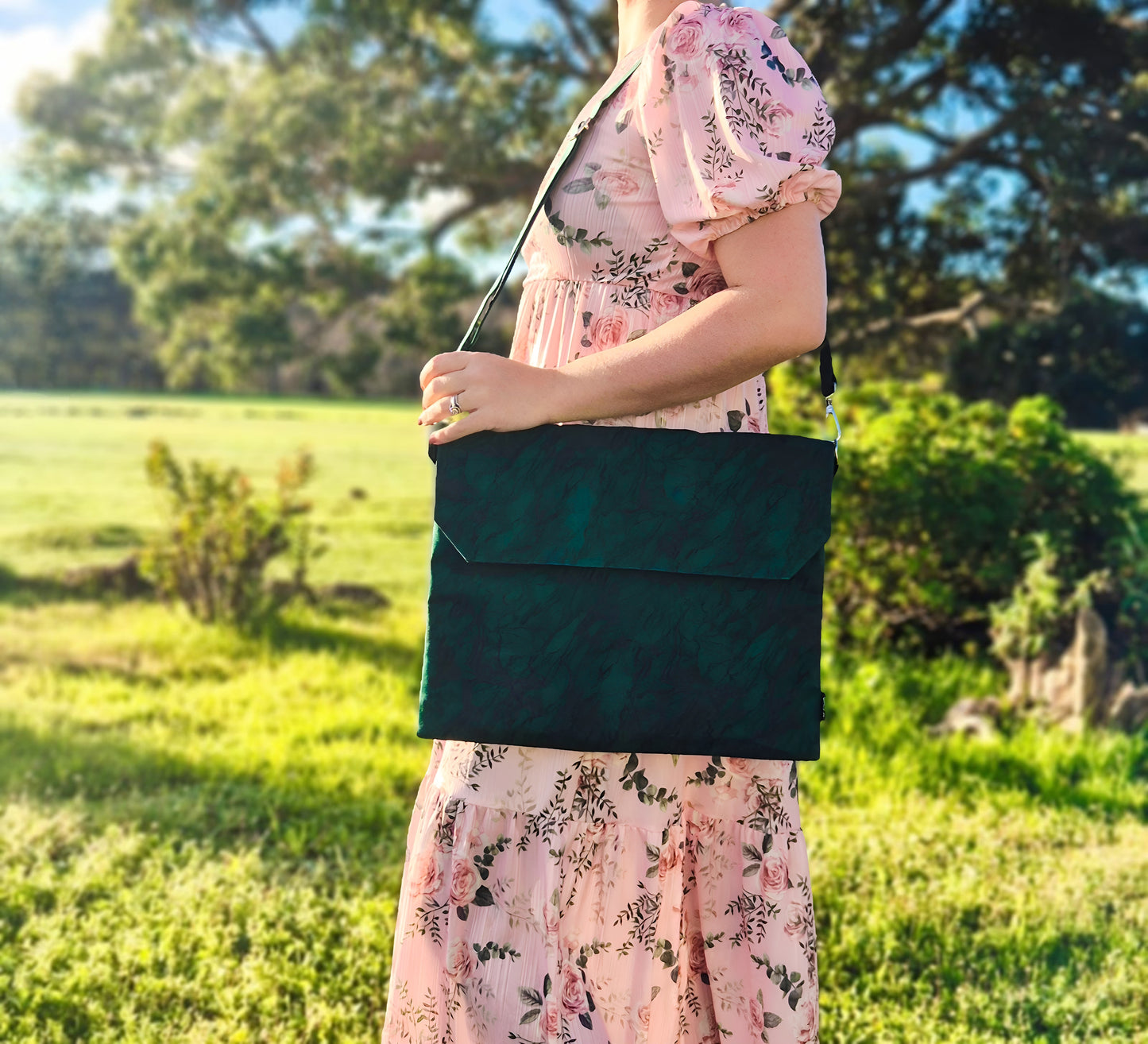 Emerald Green satchel