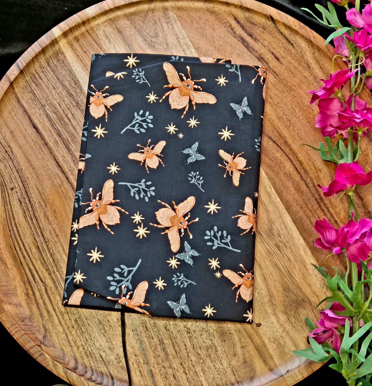 Fabric Dust Jacket - Archive Bees