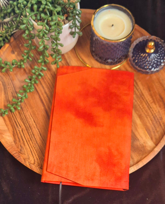 Fabric Dust Jacket - Pumpkin Spice