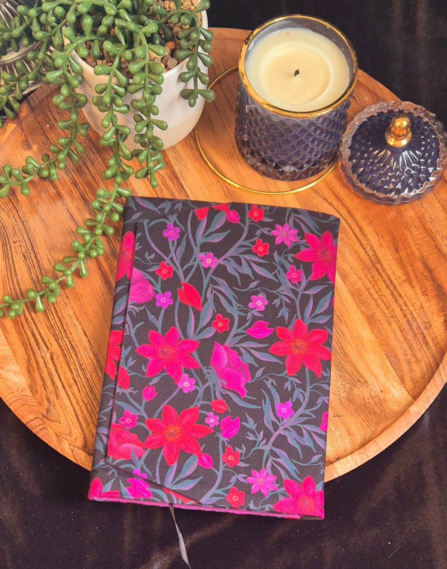 Fabric Dust Jacket - Everlasting Floral