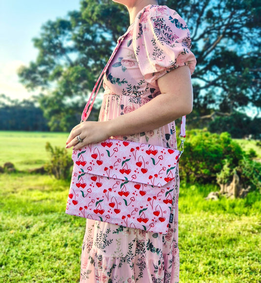 Cherry Hearts satchel