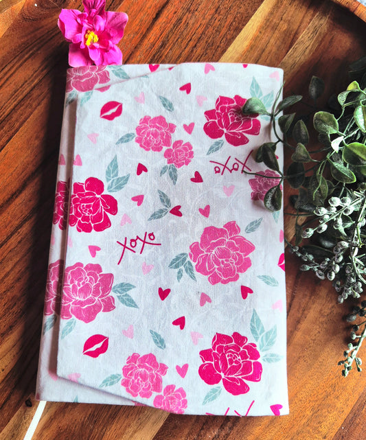 Fabric Dust Jacket - Light Romance