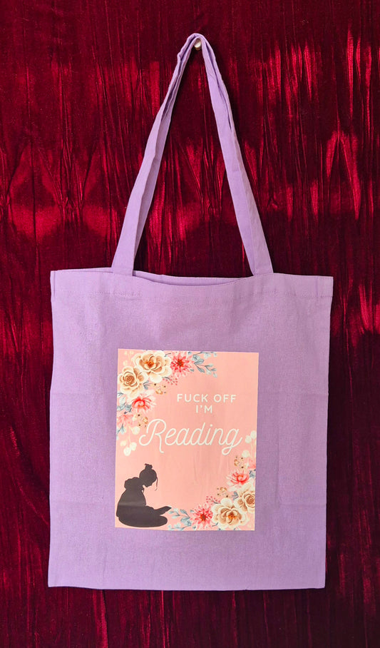 'Fuck Off I'm Reading' Tote Bag